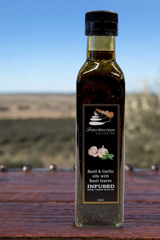 Olive Oil infused with Basil & Garlic