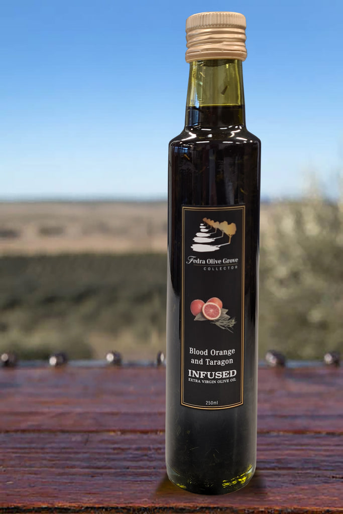 Olive Oil Infused with Blood Orange and Tarragon