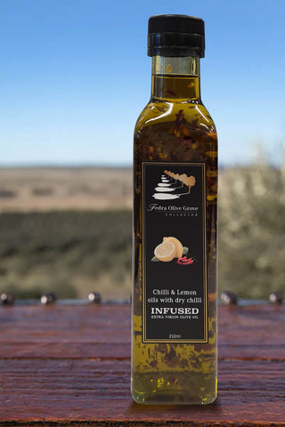 Olive Oil infused with Chilli & Lemon Oil